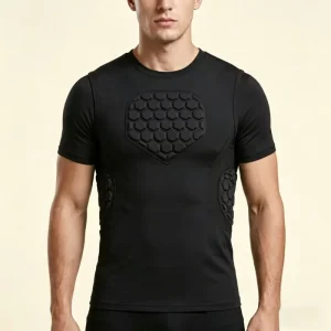 Breathable EVA-Padded Compression Shorts for Basketball, Soccer and Football, Anti-Collision