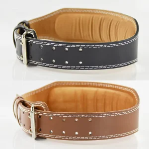 Breathable Foldable Waterproof PU Leather Weightlifting Belt for Unisex Running and Gym Workouts