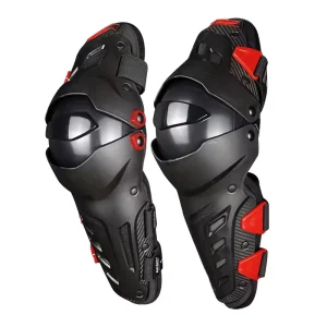 Breathable Hard Shell Cycling Riding Leg Guards Mesh Knee Elbow Pads One Size Outdoor Sports Impact Fall Protection