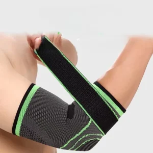 Breathable Knitted Arm Brace and Elbow Support for Outdoor Sports