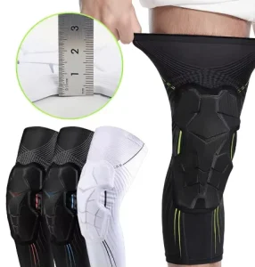 Breathable Leg Guard Knee Pads Anti-Collision Knee Sleeve for Cycling Running and Basketball