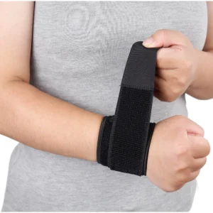 Breathable Neoprene Wrist Brace with Sports Strap for Weightlifting and Fitness