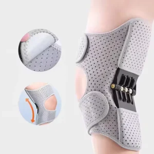 Breathable Non-Slip Knee Pads Powerful Rebound Spring Neoprene Force Booster Joint Support