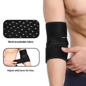 Breathable Shock-Absorbing Elbow Brace for Gym, Sports, and Outdoor Workouts