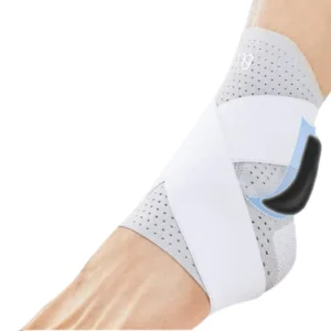 Breathable Thin Compression Ankle Support Strap Ankle Ligament Protection Sleeve for Football Basketball