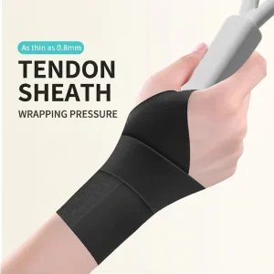 Breathable Thin Compression Wrist Guard for Badminton