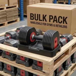 Bulk 12kg Adjustable Dumbbell with Secure Lock 26.5lb 6 Weight Dumbbell for Fitness Equipment Wholesalers