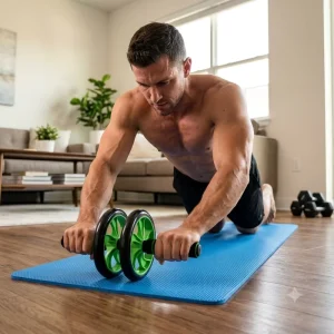Bulk Durable Dual Wheel Ab Roller Home Fitness Equipment Custom Core Exercise Roller for Home Workout Body Building