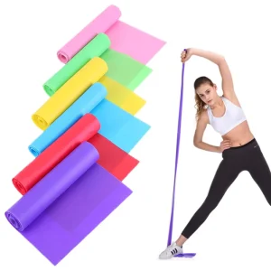 Bulk Elastic Extended Tension Stretch Exercise Bands for Yoga, Pilates, Rehabilitation, and Strength Training