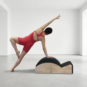 Bulk Supply Oak Wood Pilates Spine Corrector for Core Strength and Posture Alignment Studio Use