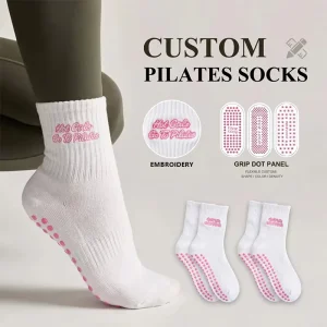 Bulk Yoga Pilates Grip Socks Breathable Anti Skid Socks For Barre Studio Supply