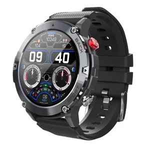 C21 Outdoor Sports Smart Watch Touch Screen Wristwatch Blood Pressure Round Fitness Smartwatch