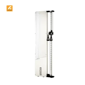 CE Certified Commercial Cable Crossover Machine with Single Adjustable Pulley System and Weight Stack