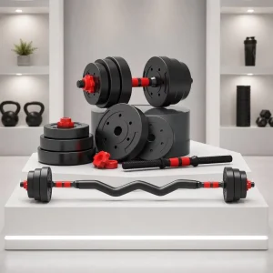 CE Commercial Adjustable Dumbbell Set 50Kg Fitness Free Weights Gym Equipment Barbell Dumbbells