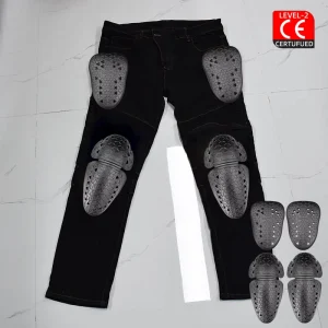 CE Level 2 Motorcycle Riding Jeans with Knee and Hip Protection