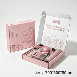 CMYK Printed Large Custom Matte Pink Self-Locking Corrugated Cardboard Shipping Mailer Box