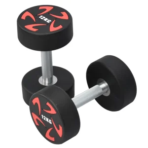 CPU-Coated Adjustable Dumbbells CPU and Steel Knurled Handle Anti-Slip Rubber-Coated Home Gym
