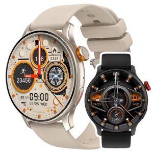 CY26 Smart Watch Men AMOLED Display Heart Rate Health Monitoring Bluetooth NFC Fitness Watch