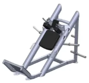 CYB Series Heavy Duty Commercial Hack Squat Machine Fitness Equipment for Leg Muscle Training and Strength Workout