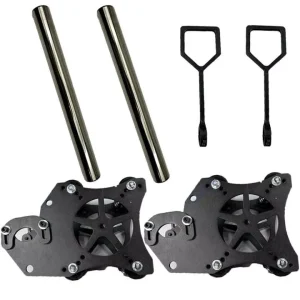 Cable Crossover and Smith Machine Squat Rack Fly Glider Pull-Slide Attachment