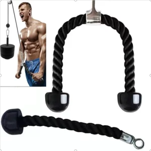 Cable Triceps Press-Down Attachment, Double Handle for Cable Machine