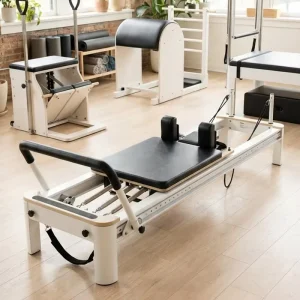 Cama De Pilates De Aluminio Adjustable Full Track with German Springs Reformer De Pilates Clinical Pilates Reformer CE ISO