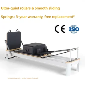 Cama De Pilates Reformer Profesional Aluminio Blanco Reformer Pilates Professionale Aparato De Yoga Gimnasio Fabrica De China