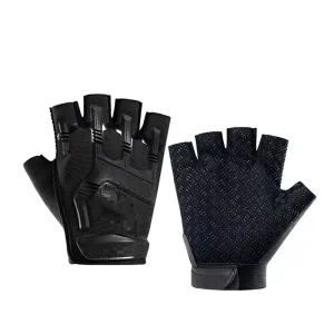 Camouflage Leather Fingerless Gloves for Cycling, Hiking and Outdoor Activities