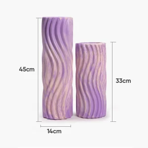 Camouflage Wavy Foam Roller for Beginners Muscle Relax Leg Slimming Fitness Massage Roller Yoga Column