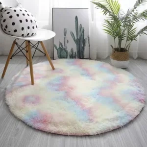 Candy-Colored Table Runner Kitchen Floor Mat Wipe-Clean Dirt-Proof Doormat Entryway Doorway Carpet Home Use
