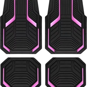 Car Floor Mats Non-Slip Dirt-Resistant Wear-Resistant Easy-to-Clean 4-Piece Set
