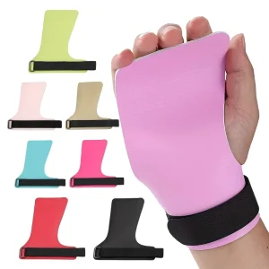 Carbon Fiber Fingerless Hand Grips with Wrist Support for Pull-Ups, Cross-Training, Weightlifting and Gymnastics