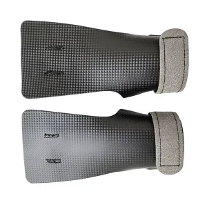 Carbon Gymnastic Palm Grips with Finger Loops Without Holes