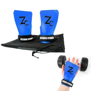 Carbon Gymnastics Hand Grips with Wrist Support and Palm Protection for Weightlifting and Pull-Up Training