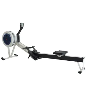 Cardio Air Rower with Monitor Magnetic Resistance Rowing Machine for Home Gym Club Training