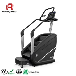 Cardio Gym Fitness Equipment Magnetically Controlled Ladder Machine Stair Master