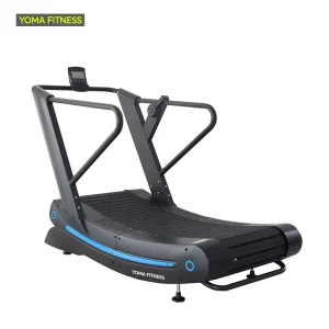Cardio Training Commercial Running Aerobic Machine Unpowered Curved Treadmills for Cross Fit Sport Game Full Gym Equipment
