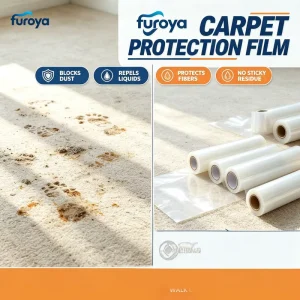 Carpet Protection LLDPE Soft Film with Plain and High-Gloss Surface Supplier