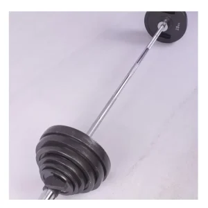Cast Iron Adjustable Barbell Gym Fitness Equipment Customized Color