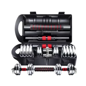Cast Iron Adjustable Dumbbell Set