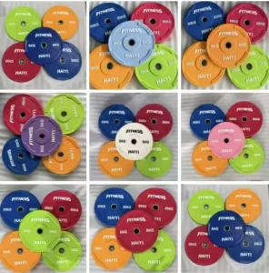 Cast Iron Barbell Weight Plates with Anti-Slip Design for Commercial Fitness Equipment
