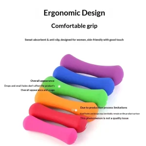 Cast-Iron Bone-Shaped Dumbbells with PVC Coating and Non-Slip Design