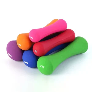Cast Iron Dumbbell Set 0.5kg 0.75kg 1kg 1.5kg 2kg 3kg, Colorful Non-Slip for Home Gym, Yoga, and Pilates