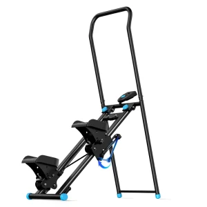 Cast Iron Durable Stair Stepper Home Compact Foldable Vertical Climber Full-Body Workout Gym Cardio Exercise Equipment