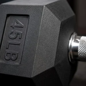 Cast Iron Hex Dumbbell Rubber Coated 1-50kg 2-100lb OEM Custom Logo Color Weight CE Certified Factory Commercial Gym