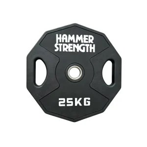 Cast Iron & Rubber CPU Coated Barbell Strength Training Noise-Reducing Floor-Safe Gym Equipment