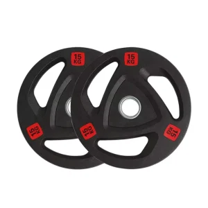 Cast Iron and Rubber Bumper Weight Plates, 5KG to 25KG