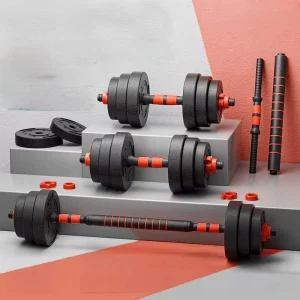 Cement Adjustable Dumbbell, Barbell and Kettlebell Set, 10-100 kg, Home Gym Training