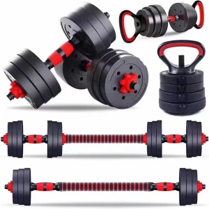 Cement Dumbbell Barbell Set Adjustable Eco Friendly Dumbbell Set for Arm Exercise Comprehensive Fitness Gym Use Unisex Plastic