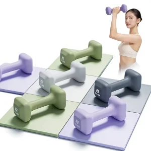 Cement Dumbbell Women’s Fitness Home Equipment 2kg Pair Children’s Small Weight Men’s Strength Training Combination Dumbbell Set